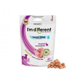 I’m different Freeze Dried Cats & Dogs Treats - Rabbit 40g