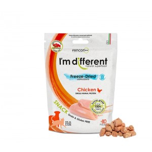 【Limited 10 Per Purchase】I’m different Freeze Dried Cats & Dogs Treats - Chicken 40g