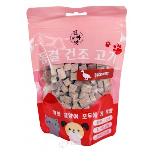 진짜맛 Freeze Dried Cats & Dogs Treats - Duck Cubes 45g