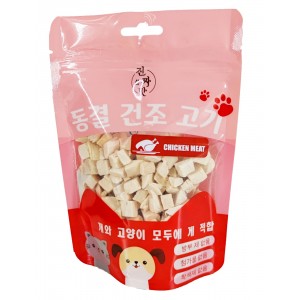 진짜맛 Freeze Dried Cats & Dogs Treats - Chicken Cubes 100g