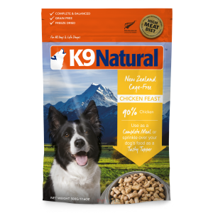 K9 Natural Freeze Dried All Life Stages Dog Food - Chicken Feast 1.8kg