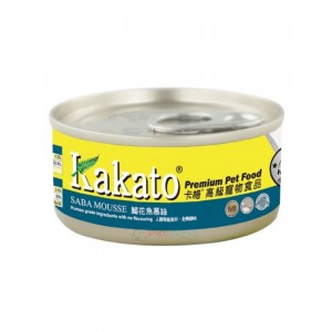 Kakato 貓狗慕絲罐頭 - 鯖花魚慕絲 70g