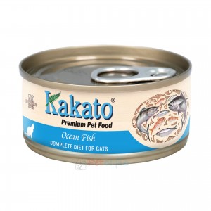 Kakato Cat Canned Food - Ocean Fish(Complete Diet) 70g