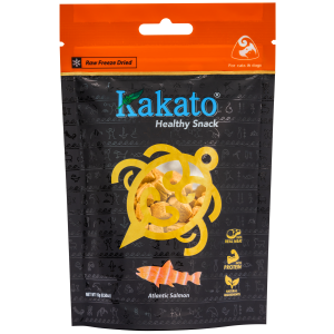 【限購10件】Kakato 凍乾貓狗小食 - 大西洋三文魚粒 15g