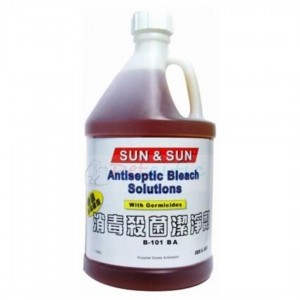 Sun & Sun Antiseptic Bleach Solution with Germicides 1 Gal (B-101 BA)
