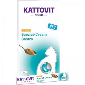 Kattovit 貓用處方肉泥小食 - Gastro Chicken 腸胃配方(雞肉味) 6 x 15g