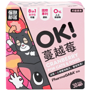 怪獸部落 OK！蔓越莓 1.5g x30包