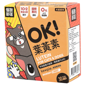 【外盒破損】怪獸部落 OK！葉黃素 1.5g x30包