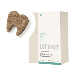 LitPet 凍乾貓小食 - 潔齒小食(雞肉味) 1.2g x 30粒(獨立包裝)