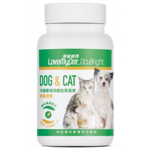 LoveMyPet 樂寵睛亮 貓犬用游離型葉黃素膠囊 30粒