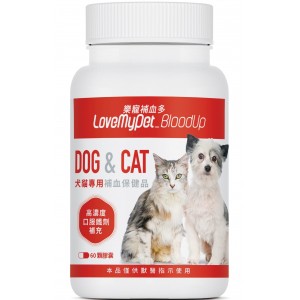 LoveMyPet 樂寵補血多 貓犬用幫助補血膠囊 60粒