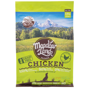 【到期日:07/2025】Meadowland 無穀物全犬乾糧 - 雞肉美體配方 1.81kg