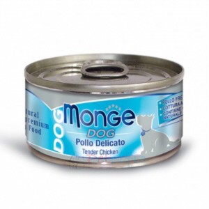 Monge Canned Dog Food - Tender Chicken 95g