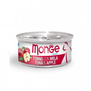Monge Canned Cat Food - Tuna & Apple 80g