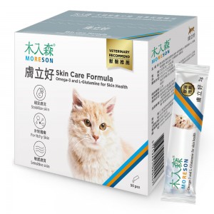 Moreson Omega-3 and L-Glutamine Skin Health For Cats 2g x50 Pcs