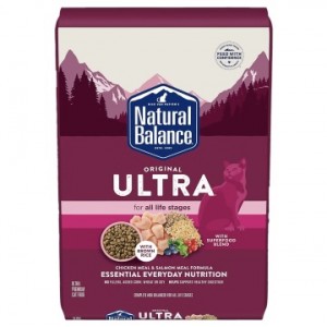 【EXP:04/2024】Natural Balance Single Protein All Life Stages Cat Dry Food - Ultra Chicken & Salmon Recipe 6lbs