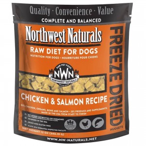 Northwest Naturals Freeze Dried All Life Stages Dog Food - Chicken and Salmon Recipe 12oz