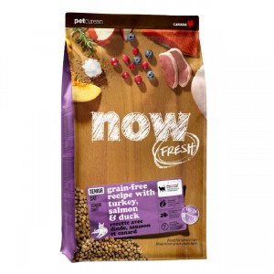 Now Fresh Grain Free Senior Cat Dry Food - Tuckey, Salmon & Duck(Senior) 3lbs