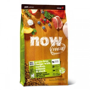 Now Fresh Grain Free Small Breed Adult Dog Dry Food - Tuckey, Salmon & Duck(Small Breed Adult) 12lbs