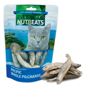 Nutreats Freeze Dried Cat Treats - New Zealand Pacific Whole Pilchards 50g