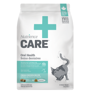 Nutrience Care 無穀物成貓/老貓乾糧 - 口腔健康配方 3.3lbs