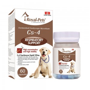 Royal-Pets 犬用蟲草菌絲體Cs-4膠囊 60粒