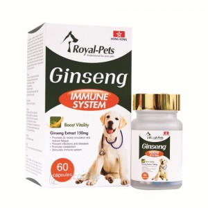 Royal-Pets 犬用人蔘膠囊 60粒