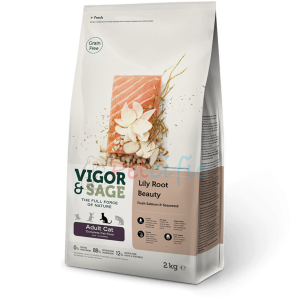 Vigor & Sage Grain Free Adult Cat Food - Lily Root Beauty 4kg