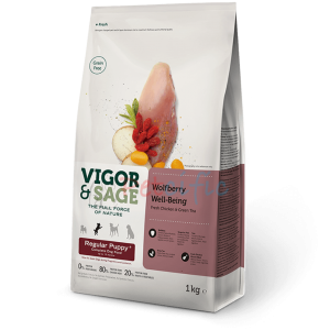 Vigor and Sage 無穀物幼犬乾糧 - 枸杞健體配方 12kg 