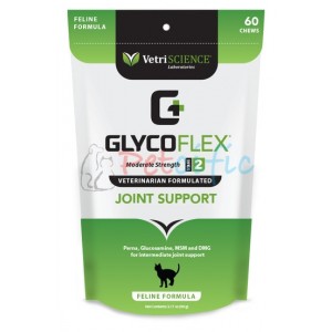 VetriScience GlycoFlex Stage 2 貓隻關節補充咀嚼肉粒 (60粒)