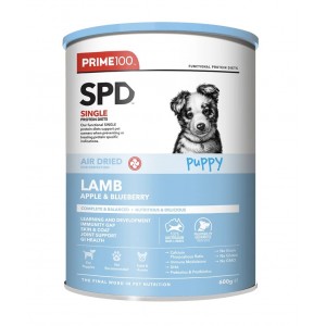 Prime100 Puppy Air-Dried Food - Lamb, Apple & Blueberry(Puppy) 600g