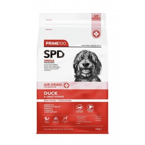 Prime100 All Life Stages Dog Air-Dried Food - Duck & Sweet Potato 2.2kg