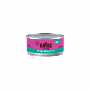 Rawz Cat Canned Food - Shredded Chicken & Duck 3oz