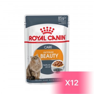 Royal Canin Adult Cat Pouch - Intense Beauty Gravy 85g (12 pouches)