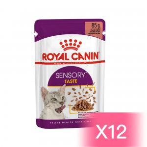 Royal Canin Adult Cat Pouch - Sensory Taste 85g (12 pouches)