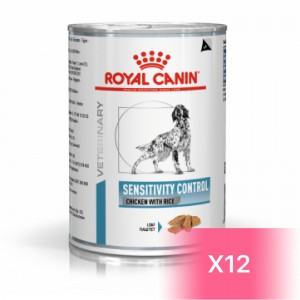 ROYAL CANIN VHN Dog Sensitivity Control Chicken Can 成犬過敏控制處方罐頭（雞肉） 410g (12罐)