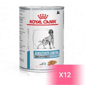 ROYAL CANIN VHN Dog Sensitivity Control Duck Can 成犬過敏控制處方罐頭（鴨肉） 410g (12罐)