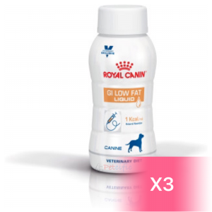 Royal Canin 犬用處方營養液 - Gastro Intestinal Low Fat 低脂腸道配方 200ml (3支)