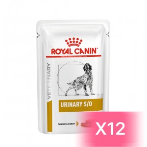 Royal Canin 犬用處方濕包 - Urinary S/O 泌尿道肉汁方塊配方 100g (12包)