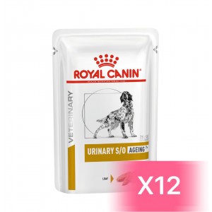 Royal Canin 犬用處方濕包 - Urinary S/O Ageing 7+ 泌尿道(7歲以上高齡)配方 85g (12包)