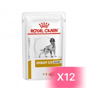 ROYAL CANIN VHN Dog Urinary S/O AGE 7+ Pouch (Loaf) 老犬7+泌尿道處方袋裝濕糧（肉塊） 85g (12包)