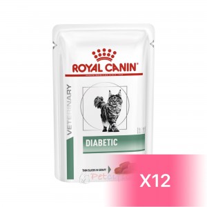 ROYAL CANIN VHN Cat Diabetic Pouch (Gravy) 成貓糖尿病處方袋裝濕糧（肉汁） DS46 85g (12包)
