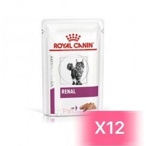 ROYAL CANIN VHN Cat Renal Pouch (Loaf) 成貓腎臟處方袋裝濕糧（肉塊） 85g (12包)