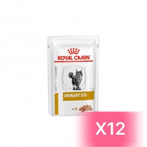 ROYAL CANIN VHN Cat Urinary S/O Chicken Pouch (Loaf) 成貓泌尿道處方袋裝濕糧（肉塊） 85g (12包)