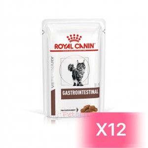 ROYAL CANIN VHN Cat GastroIntestinal Pouch (Gravy) 成貓腸胃處方袋裝濕糧（肉汁） GI32 85g (12包)