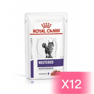 ROYAL CANIN VHN Cat Neutered Maintenance Pouch (Gravy) 絕育貓體重維持健康管理袋裝濕糧（肉汁） 85g (12包)