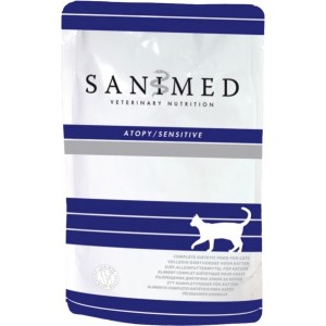 Sanimed 貓用處方濕糧 - Atopy / Sensitive 皮膚過敏/敏感配方 100g(12包)