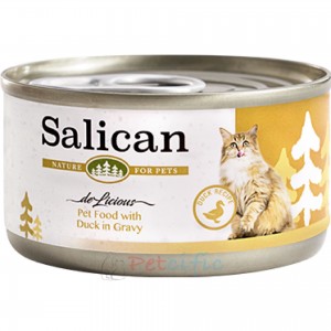 Salican Canned Cat Food - Duck in Gravy 85g