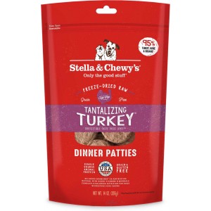Stella & Chewy's Freeze Dried Adult Dog Food - Tantalizing Turkey 14oz