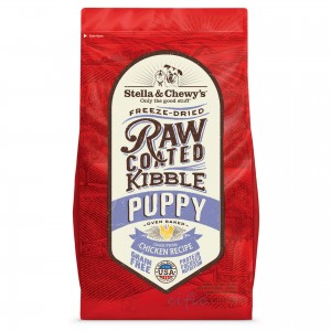 Stella & Chewy's Raw Coated Kibble Grain Free Puppy Dry Food - Cage-Free Chicken Recipe for Puppies 3.5lbs